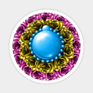 Pride Rosette - Pansexual Magnet